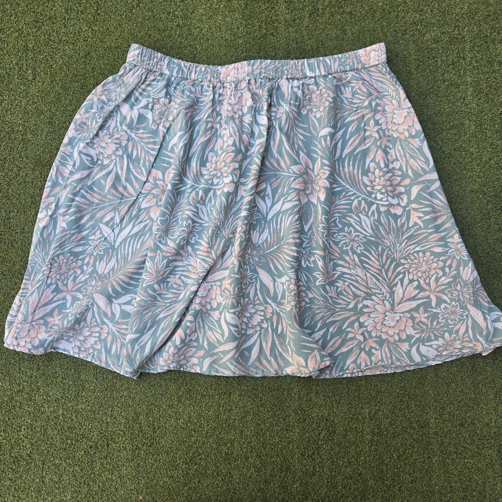 Roxy Skirt Women's Large Floral Print Multicolor